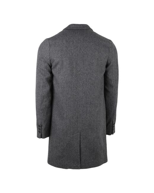 A.P.C. Gray Single-Breasted Coats for men