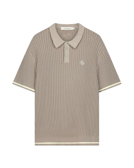 Filling Pieces Gray Round-Neck Knitwear for men