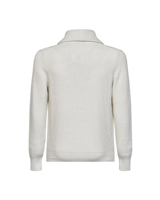 Brunello Cucinelli Gray Cardigans for men