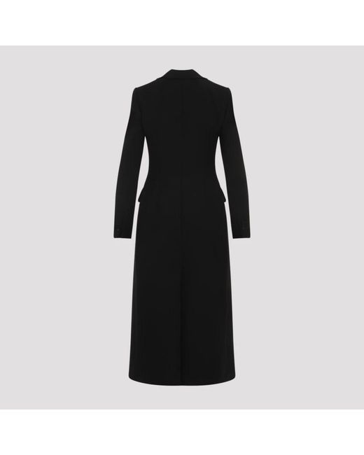 Dolce & Gabbana Black Virgin Wool Coat