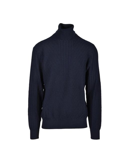 Maglione in misto cotone e lana di ARMANI EXCHANGE in Blue da Uomo