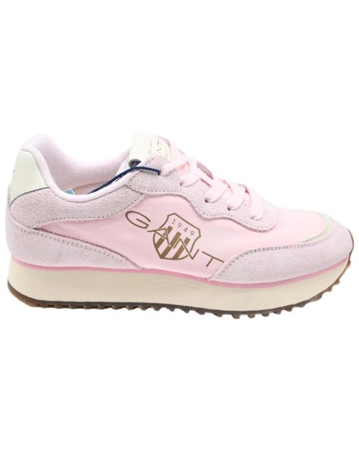 Gant Pink Hellrosa sneakers bevinda