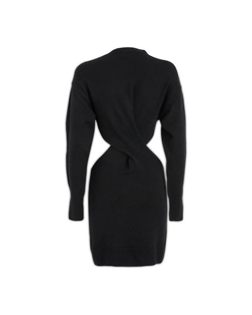 McQueen Black Short Dresses