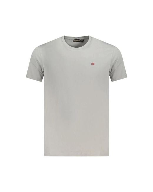 T-Shirts Napapijri de hombre de color Gray
