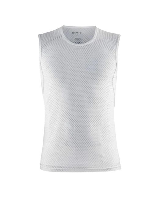Sleeveless Training Tops C.r.a.f.t de hombre de color White