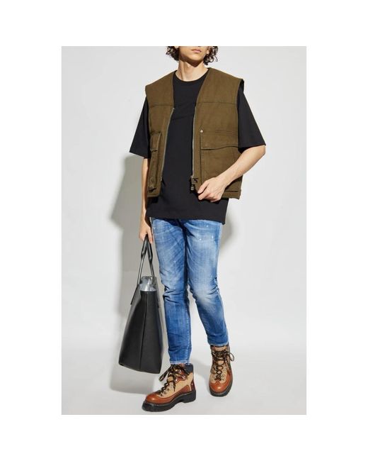 DSquared² Jeans ,Blauw ,Denim Skater Jeans in het Blue voor heren