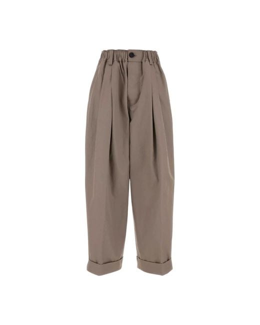Marni Brown Wide Trousers