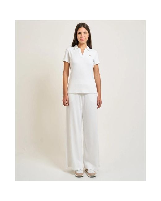 Emporio Armani White Polo Shirts