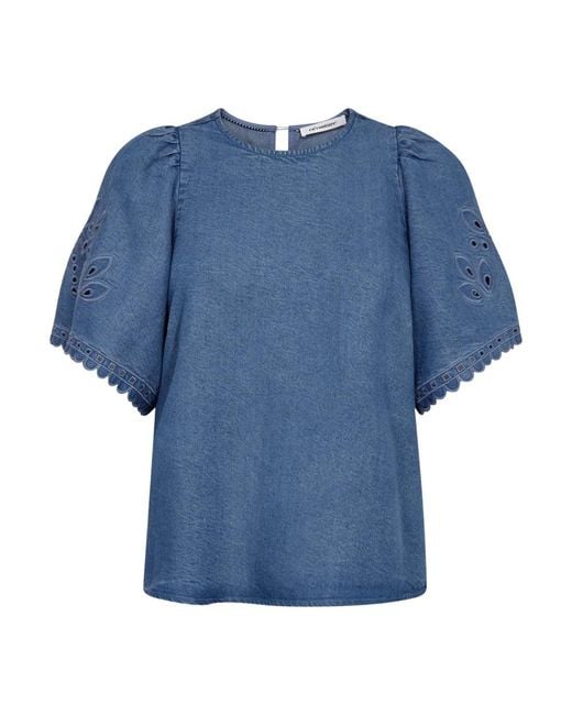 co'couture Blue Blouses