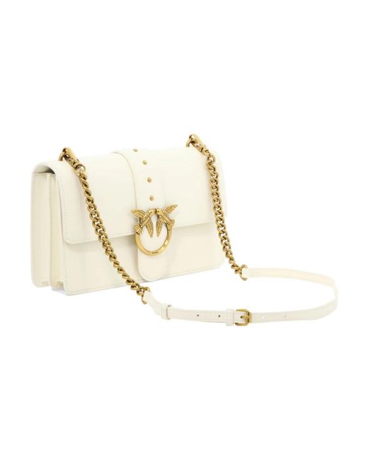 Pinko White Shoulder Bags