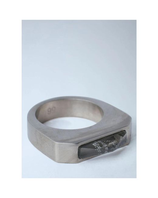 Rick Owens Metallic Rings