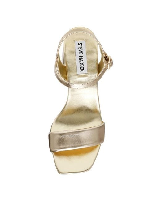 High Heel Sandals di Steve Madden in Metallic