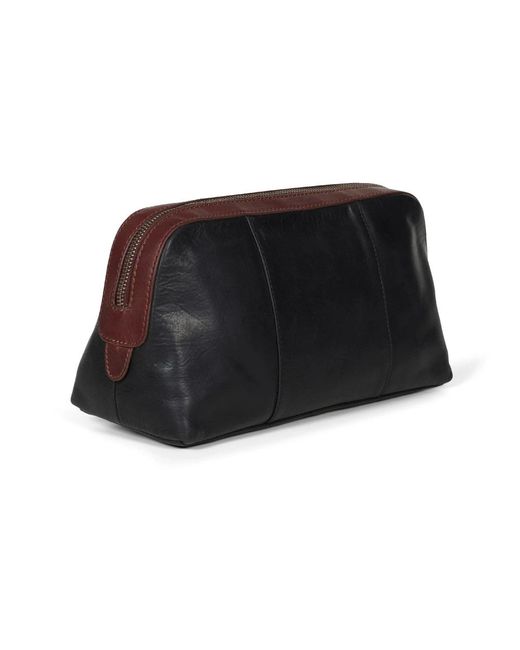 Howard London Black Toilet Bags for men
