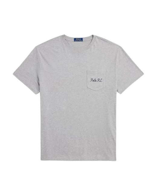 T-Shirts Ralph Lauren de hombre de color Gray