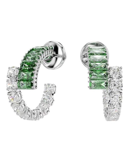 Swarovski Green Earrings