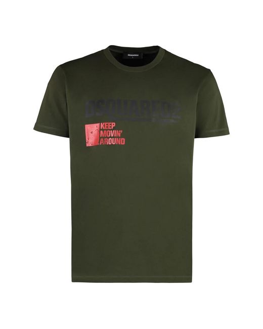 DSquared² T-Shirts in het Green voor heren