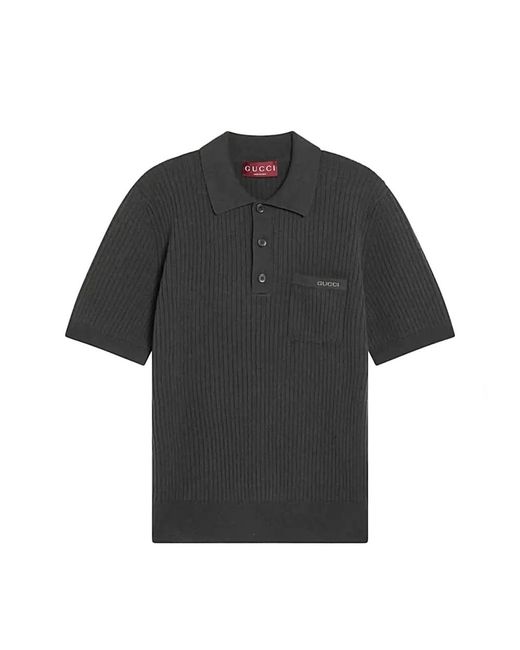 Gucci Black Round-Neck Knitwear for men