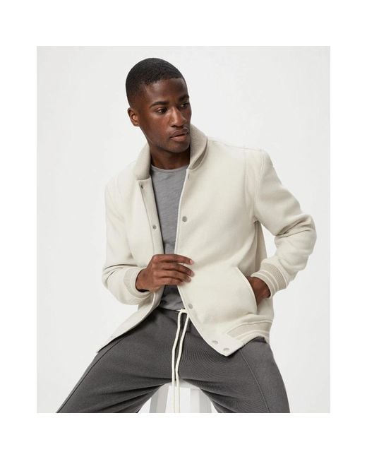 PAIGE Natural Bomber Jackets for men