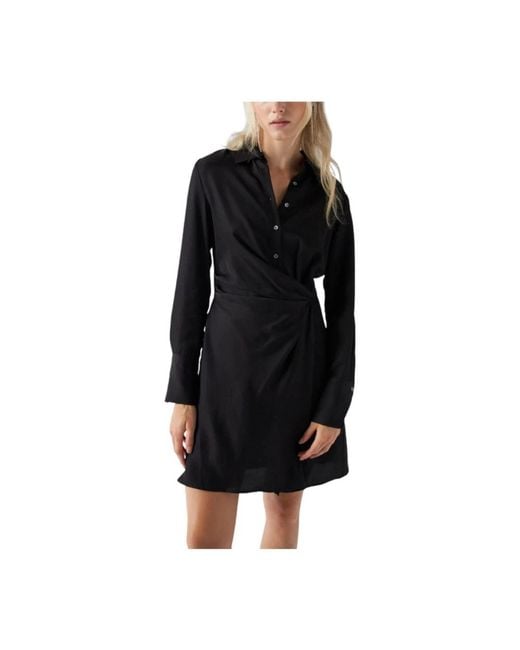 Salsa Jeans Black Shirt Dresses