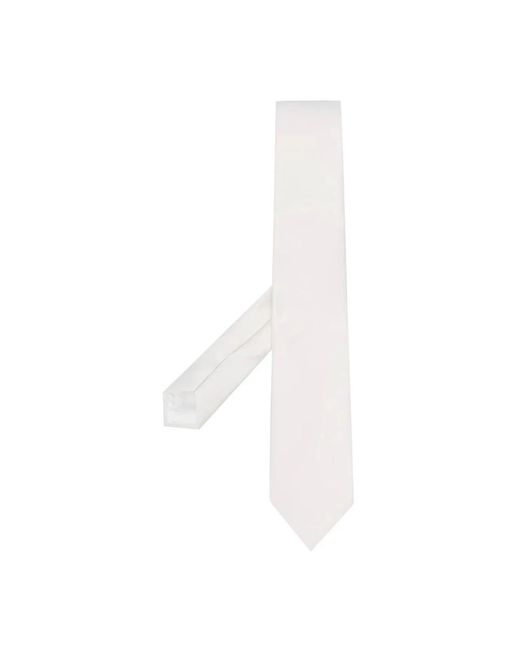 Tagliatore Accessoires ,Wit ,Punt Stropdas in het White voor heren