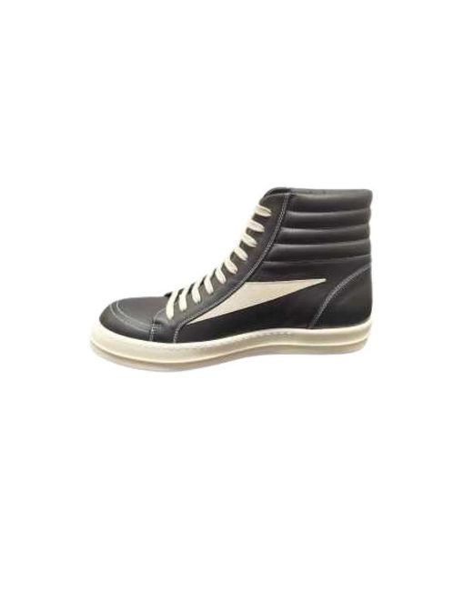 Rick Owens High Vintage Sneaks in Black für Herren