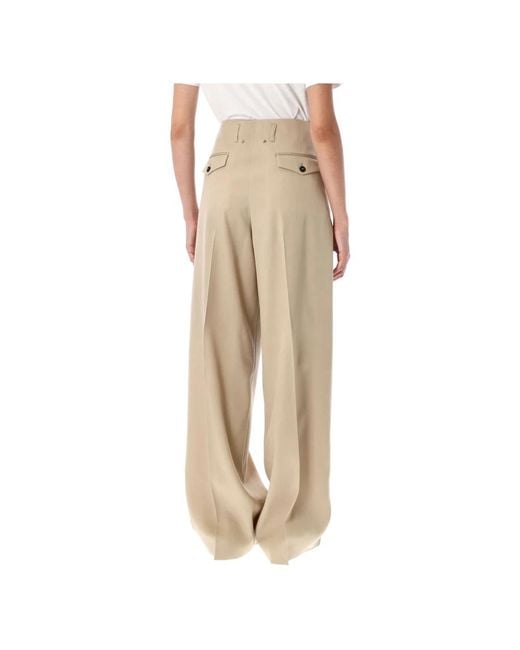 Golden Goose Deluxe Brand Natural Wide Trousers
