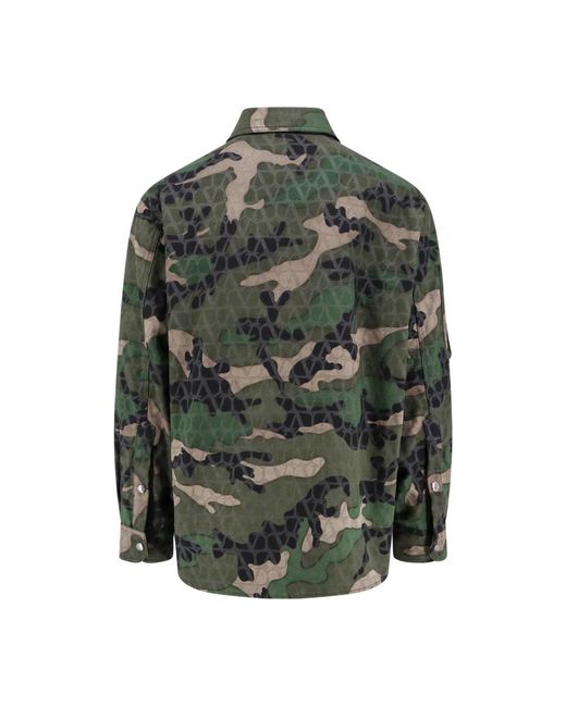 Valentino Green Light Jackets for men