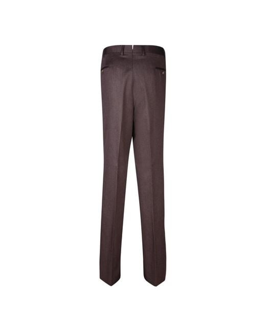 Dell'Oglio Gray Suit Trousers for men