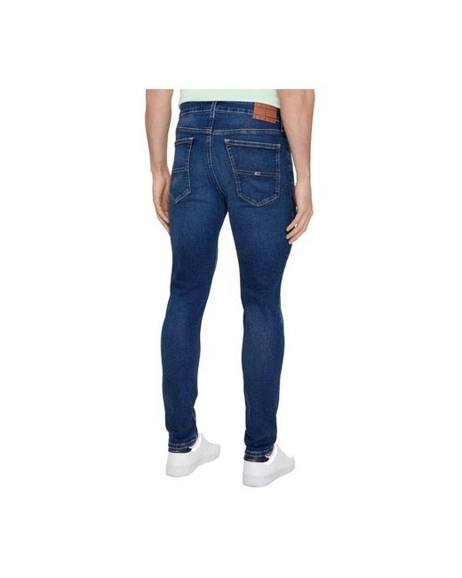 Slim-Fit Jeans di Tommy Hilfiger in Blue da Uomo