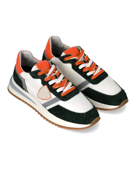 Philippe Model Blue Sneakers for men