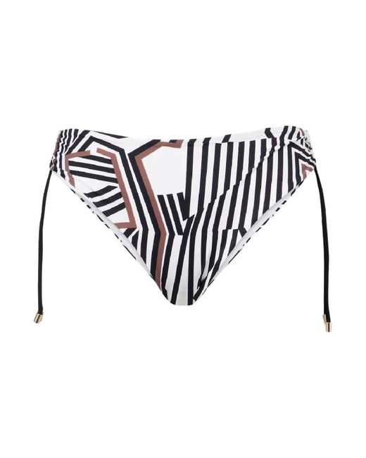 Max Mara Badmode ,Veelkleurig ,Sibilla Printed Bikini Bottom in het White