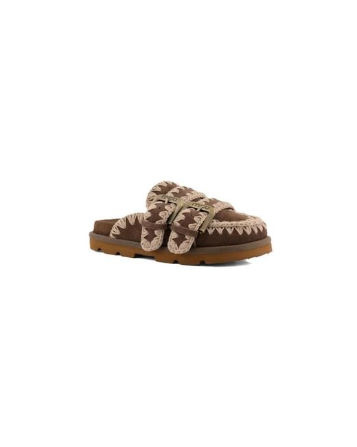 Mou Brown Mules