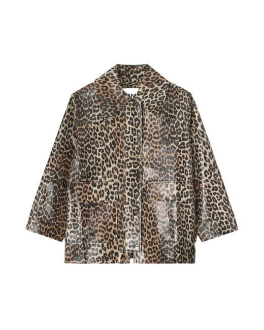 Ganni Gray Light Jackets