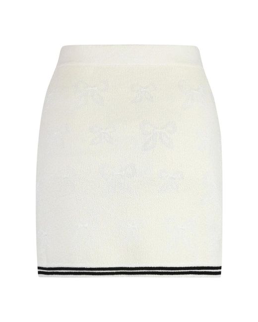 Self-Portrait White Short Skirts