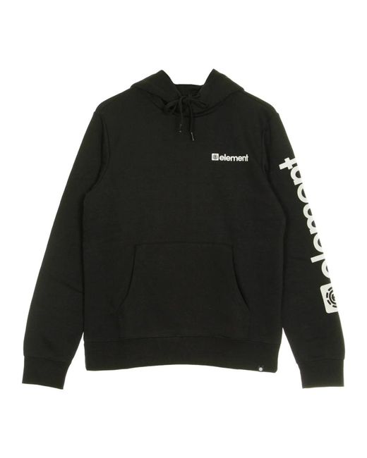 Element Hoodies & Sweatvesten ,Zwart ,Katoen Zwarte Joint Hood Sweatshirt in het Black voor heren