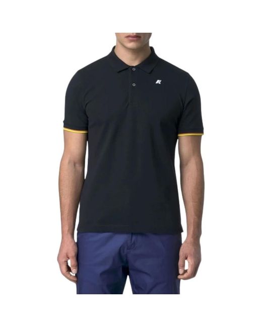 K-Way Black Polo Shirts for men
