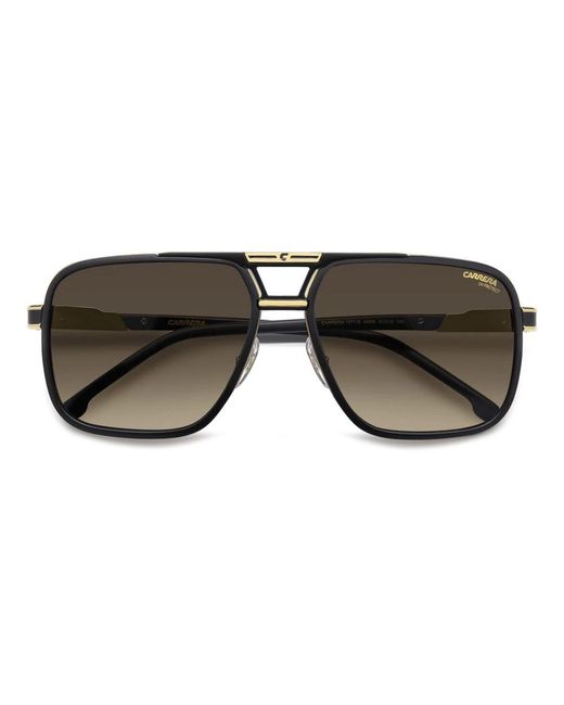 Carrera Matt schwarz gold sonnenbrille braun verlauf in Metallic für Herren