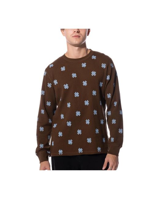 BoTT Brown Long Sleeve T-Shirts for men