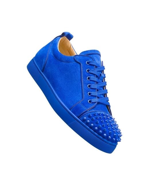 Panorama stijl Begroeten Christian Louboutin Sneakers in het Blauw voor heren | Lyst BE