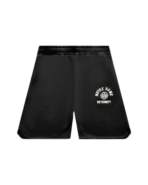 RETERNITY Black Bermudas for men