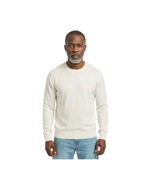 John Richmond White Round-Neck Knitwear for men