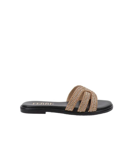 Sliders di Gianfranco Ferré in Brown
