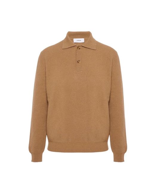 Lardini Brown Round-Neck Knitwear for men