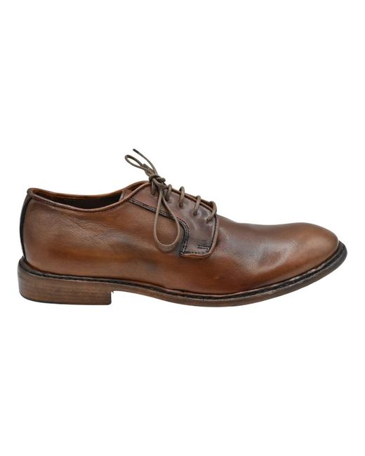 Ernesto Dolani Brown Laced Shoes for men