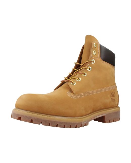 Timberland Brown Lace-Up Boots for men