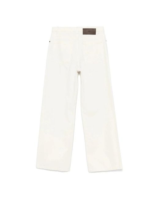 Soeur White Straight Fit Jeans