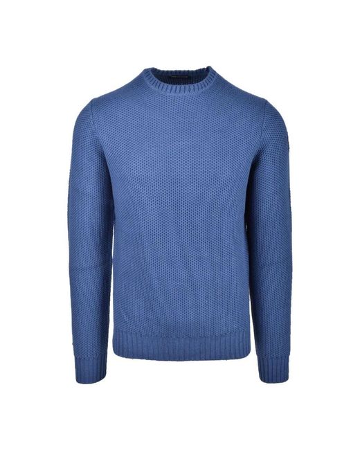 North Sails Stylischer pullover aus baumwoll-wollmischung in Blue für Herren