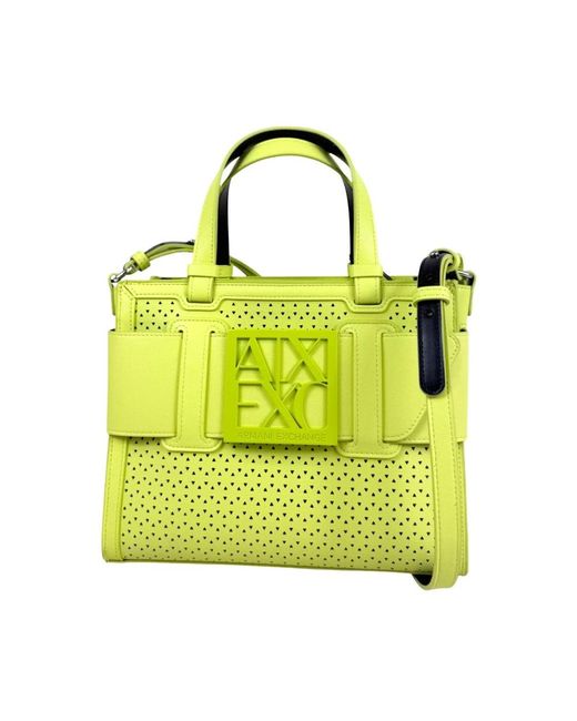 ARMANI EXCHANGE Yellow Handbags