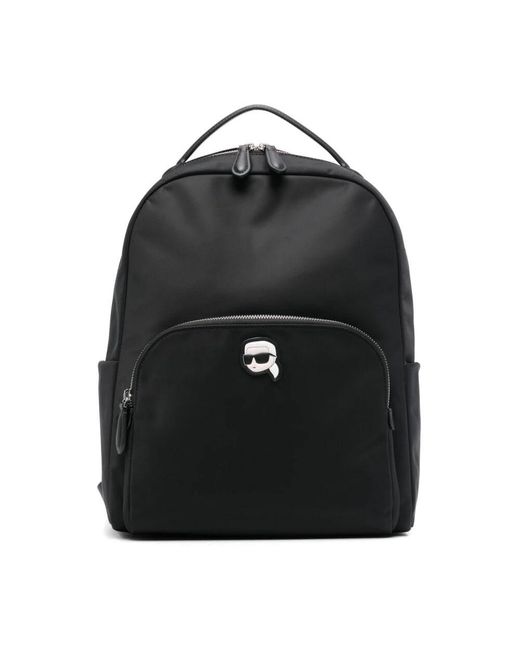 Karl Lagerfeld Black Backpacks