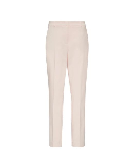 Straight Trousers Comma, de color Natural